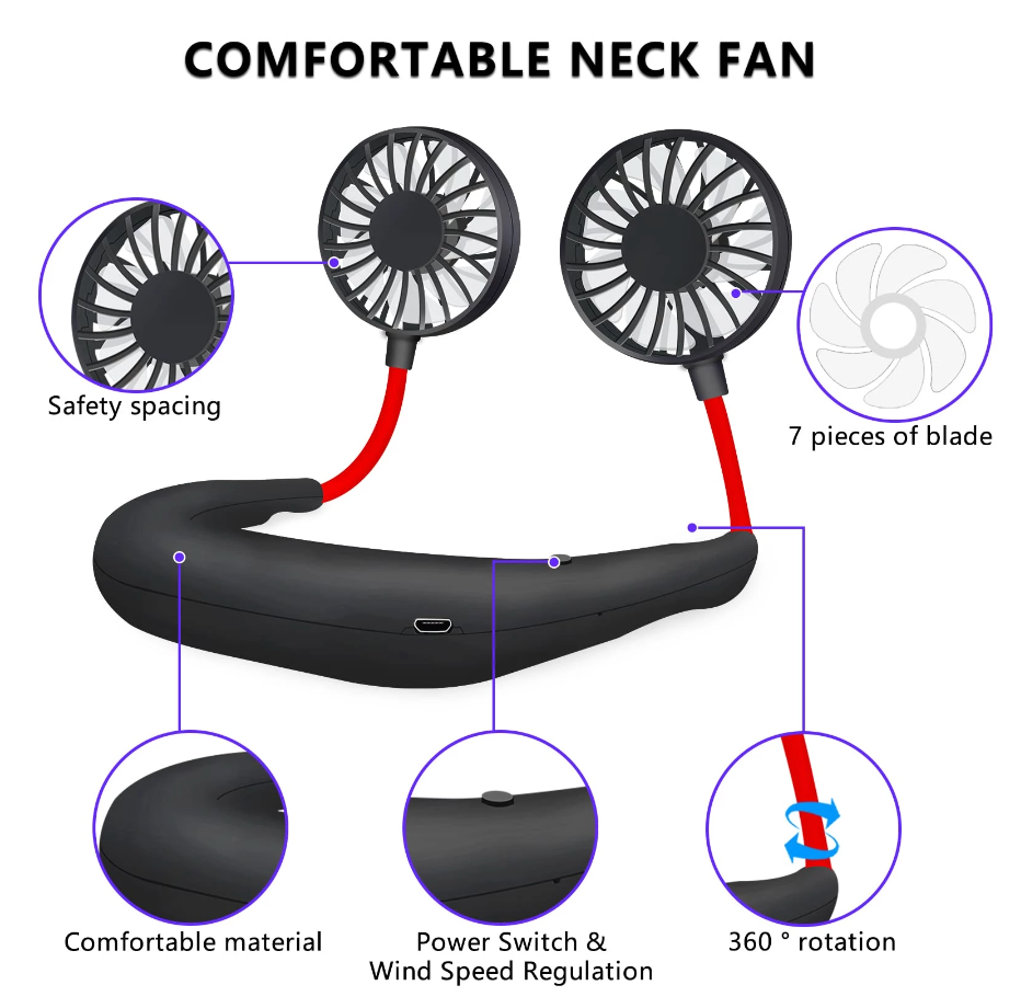 Sport Neck Fan