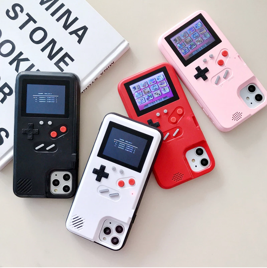 This retro case comes in black, white, red or pink.
